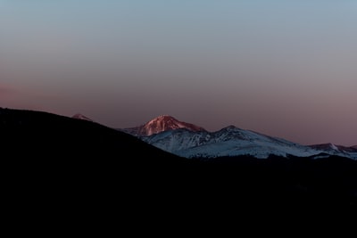 风景摄影的山
